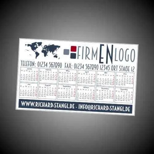 Grafikdesign Referenz Arbeitsprobe Kalender