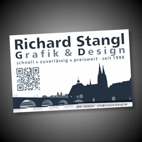 Grafikdesign Referenz Arbeitsprobe Visitenkarte