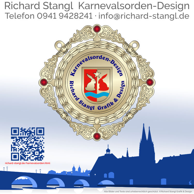 Faschingsorden Ornamente Lorbeer Gold Individueller Faschingsorden Ornamente Lorbeer Gold