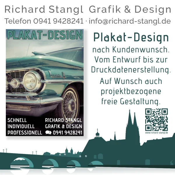 Richard Stangl Grafik und Design Angebot preiswertes Plakat-Design.