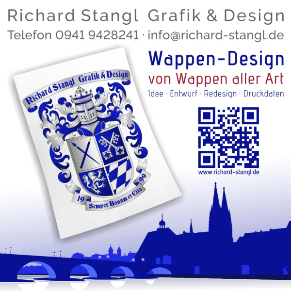 Richard Stangl Grafik und Design Angebot preiswertes Wappen-Design. 1)