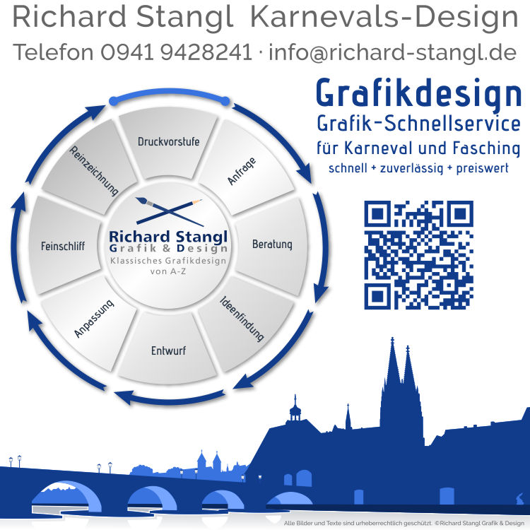 Richard Stangl Grafik & Design · Grafikdesign für Karneval und Fasching.