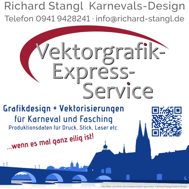 Richard Stangl Grafik & Design · Vektorgrafik-Express-Service für Karneval und Fasching.