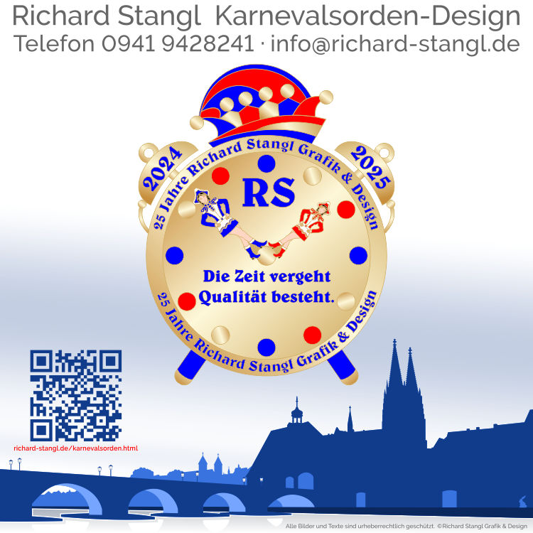 Karnevalsorden Karnevals-Wecker Gold Individuelle Karnevalsorden Wecker Gold