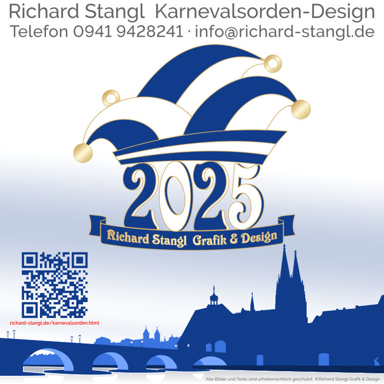 Karnevalsorden Mütze Jahreszahl Blau Weiß Individuelle Karnevalsorden Mütze Jahreszahl Blau Weiß