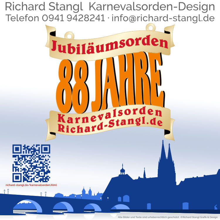 Karnevalsorden Jubiläum 88 Jahre Individuelle Karnevalsorden Jubiläum 88 Jahre