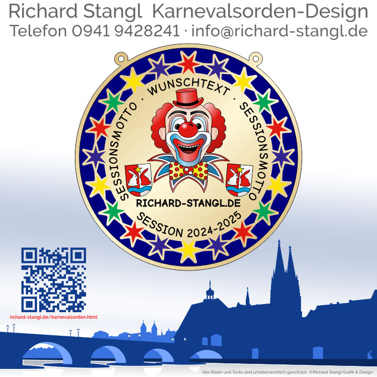 Karnevalsorden Sternenorden Gold Individuelle Karnevalsorden Sternenorden Gold