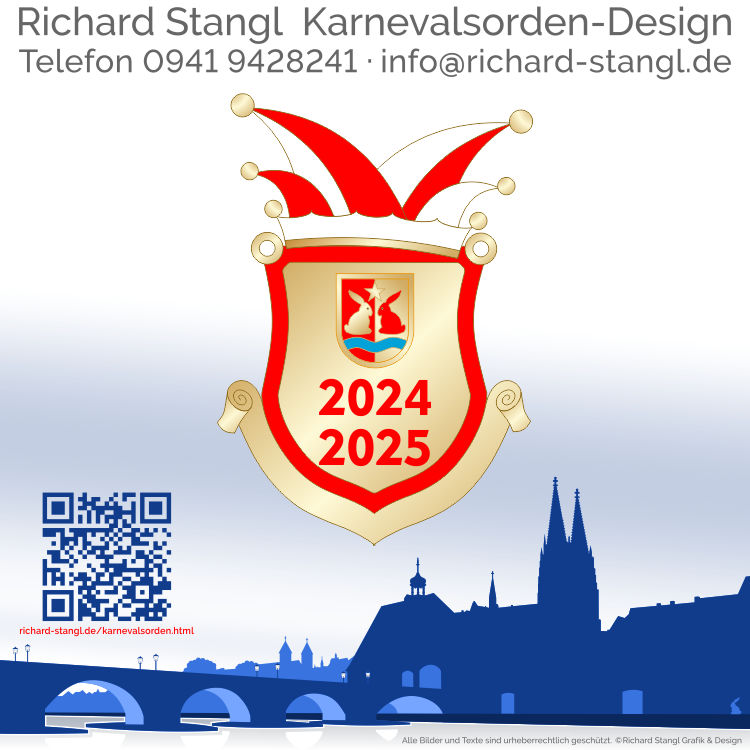 Karnevalsorden Wappenschild Gold Individuelle Karnevalsorden Wappenschild Gold