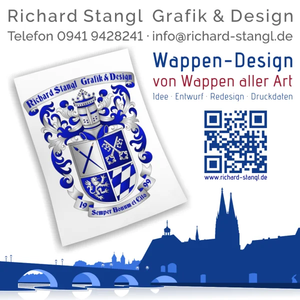 Grafikdesigner Richard Stangl Angebot preiswerte Erstellung vom Wappen.
