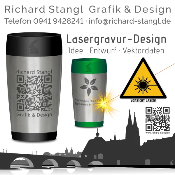 Grafikbuero Richard Stangl Angebot preiswerte Lasergravur-Vektorisierung.