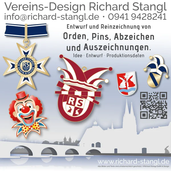 Richard Stangl Grafik und Design Angebot preiswertes Abzeichen-Design.